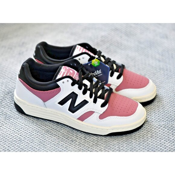 New! Size: 6 Women/4.5 Men  | New Balance 480 V1 | Color: White/Rosewood/Black - Picture 2 of 15
